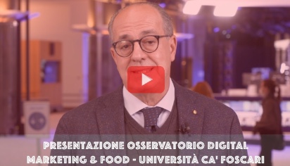 Presentazione osservatorio Digital Marketing & Food - Università Ca' Foscari 