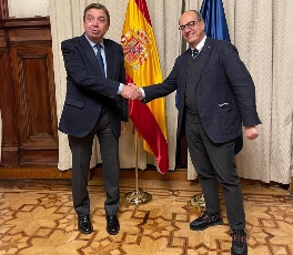 Madrid con il Ministro Luis Planes 